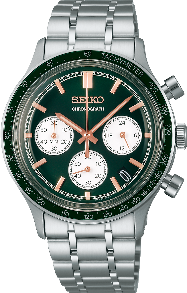 萬年鐘錶 - SEIKO   CS 系列  質感經典三眼計時男錶   SSB481P1 / 8T63-03P0G   錶徑38.7MM