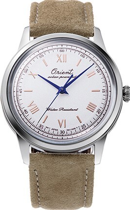 萬年鐘錶 - 東方錶  ORIENT  七十五週年限量太陽能皮革款男錶 RA-WK0006S 錶徑38.4mm