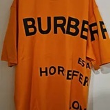 [S] BURBERRY BRIGHT ORANGE ELLISON T-SHIRT, 165155A1934 (SB122)