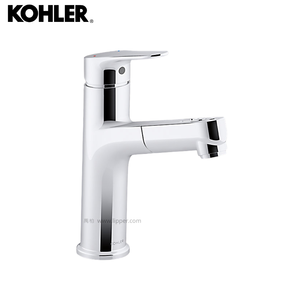 ★ 個性盡顯優惠 ★ KOHLER Accliv 伸縮面盆龍頭 K-33069T-4-CP