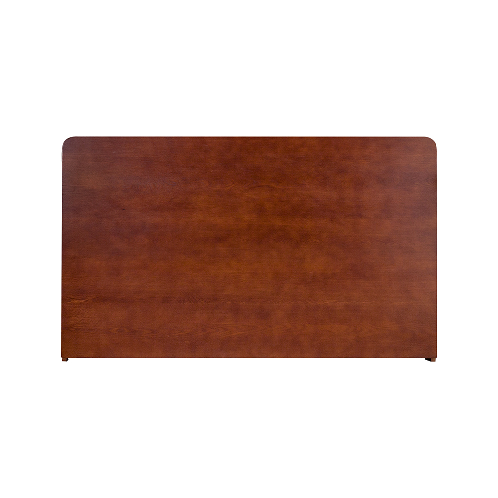 出清-迪恩5尺雙人實木收納型床頭片-附插座-深胡桃