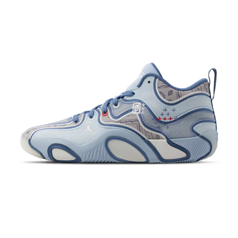 Nike Jordan Tatum 3 PF 男 牛仔藍 喬丹 變形蟲 刺繡 包覆 緩震 籃球鞋 HV5911-401