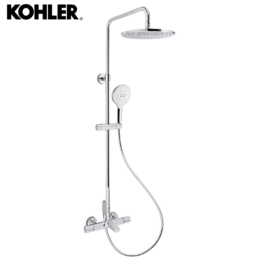 ★ 個性盡顯優惠 ★ KOHLER Accliv 恆溫三路淋浴柱 K-33091T-9-CP