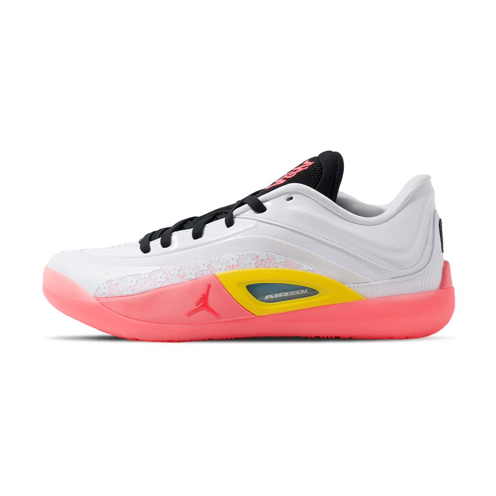 Nike Jordan Zion 4 PF 男 白橘紅 小花 緩震 運動 喬丹 實戰 包覆 籃球鞋 FD0591-101