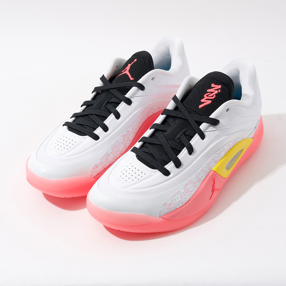 Nike Jordan Zion 4 PF 男 白橘紅 小花 緩震 運動 喬丹 實戰 包覆 籃球鞋 FD0591-101