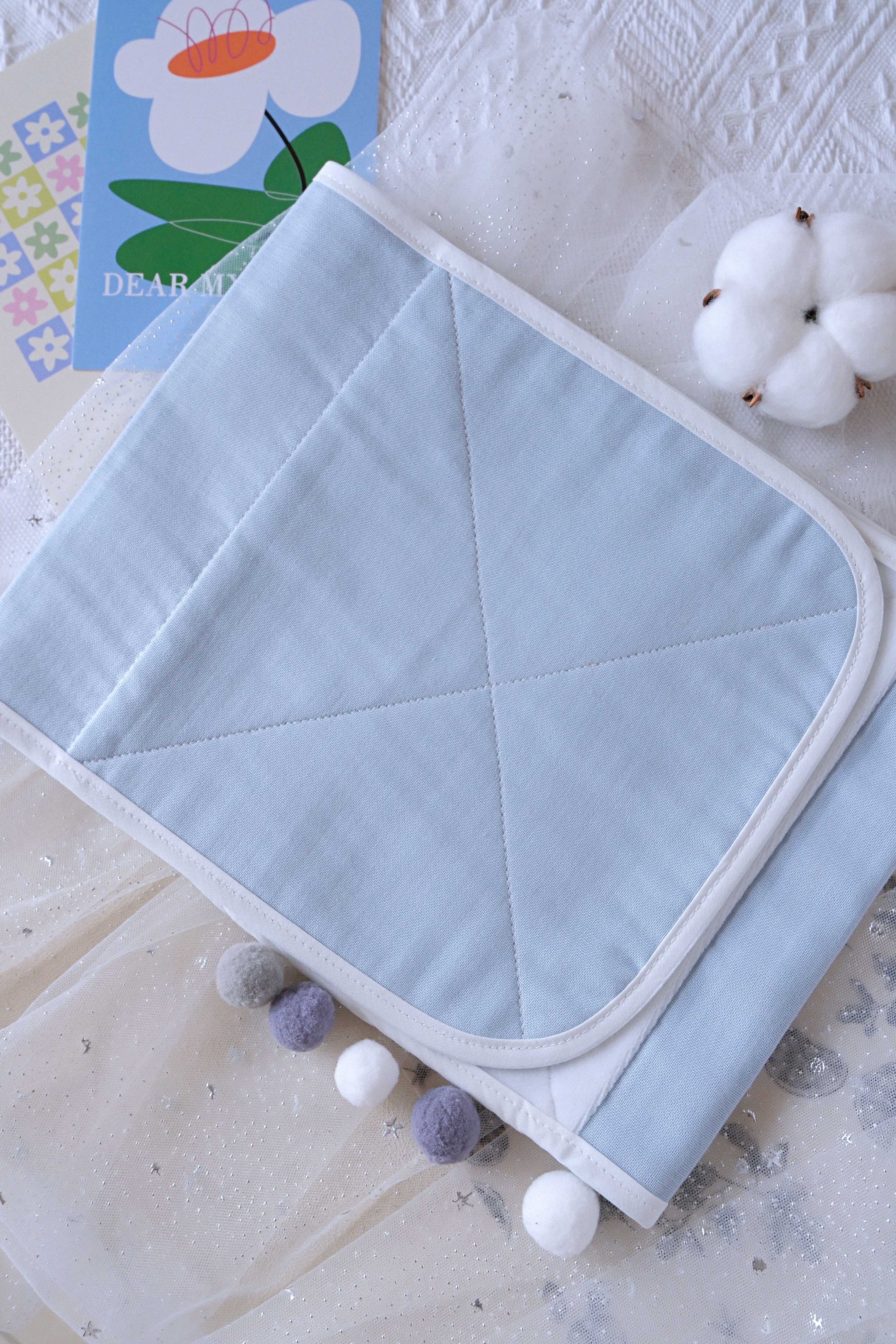 Hi Y.P store-超靜音柔軟肚圍-霧藍霜語