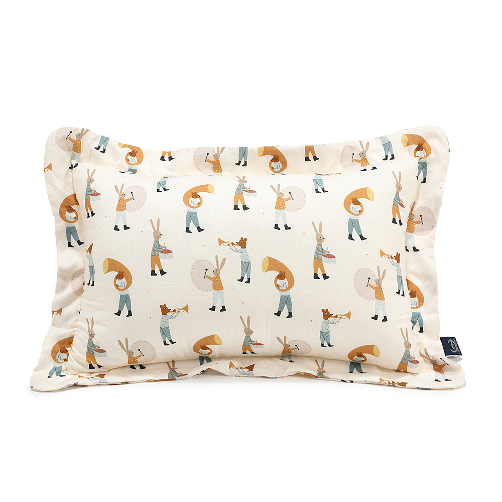 La Millou波蘭 竹纖涼感大枕心大人款(50x70cm)｜兔兔演奏家(藍)