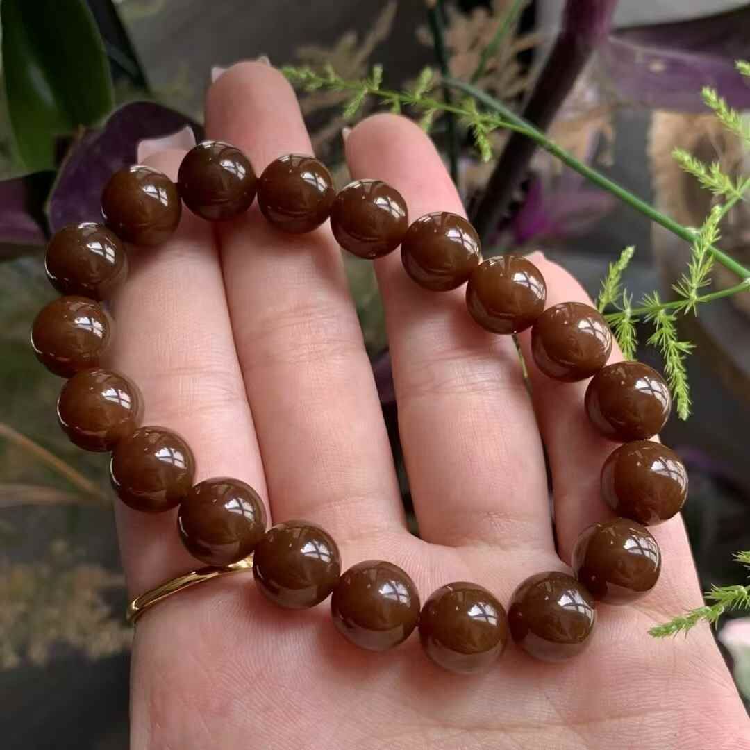 618718 和田玉糖玉手串 (10mm直徑)