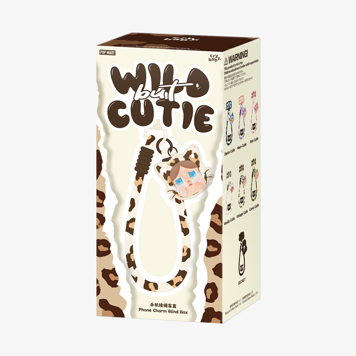 CRYBABY Wild but Cutie Series-Phone Charm Blind Box (Single box)