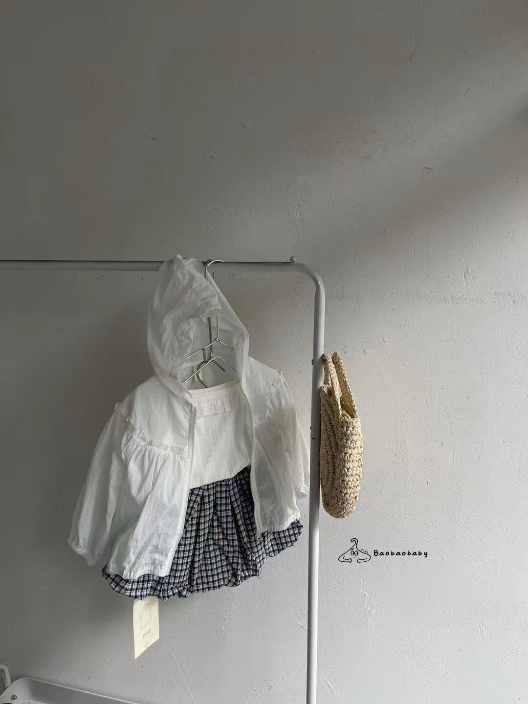 雲朵感荷葉連帽外套