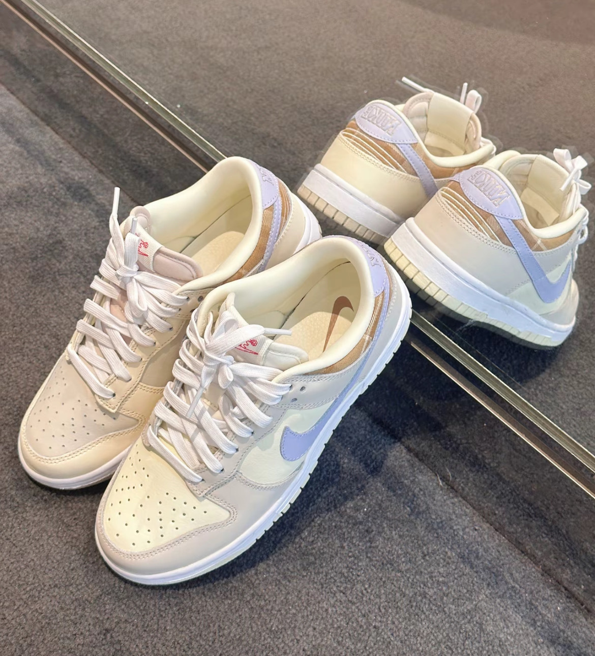 女鞋 NIKE W DUNK LOW LX 米棕 格子 復古 緩震 運動 休閒鞋【IH7354-101】