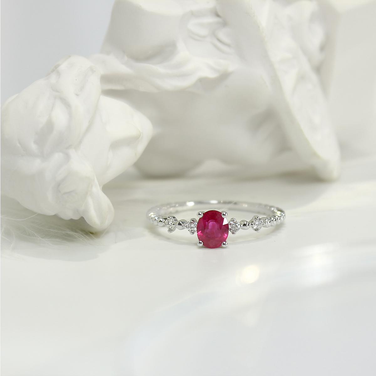 【現貨】18K Blush Bloom 紅寶石戒指