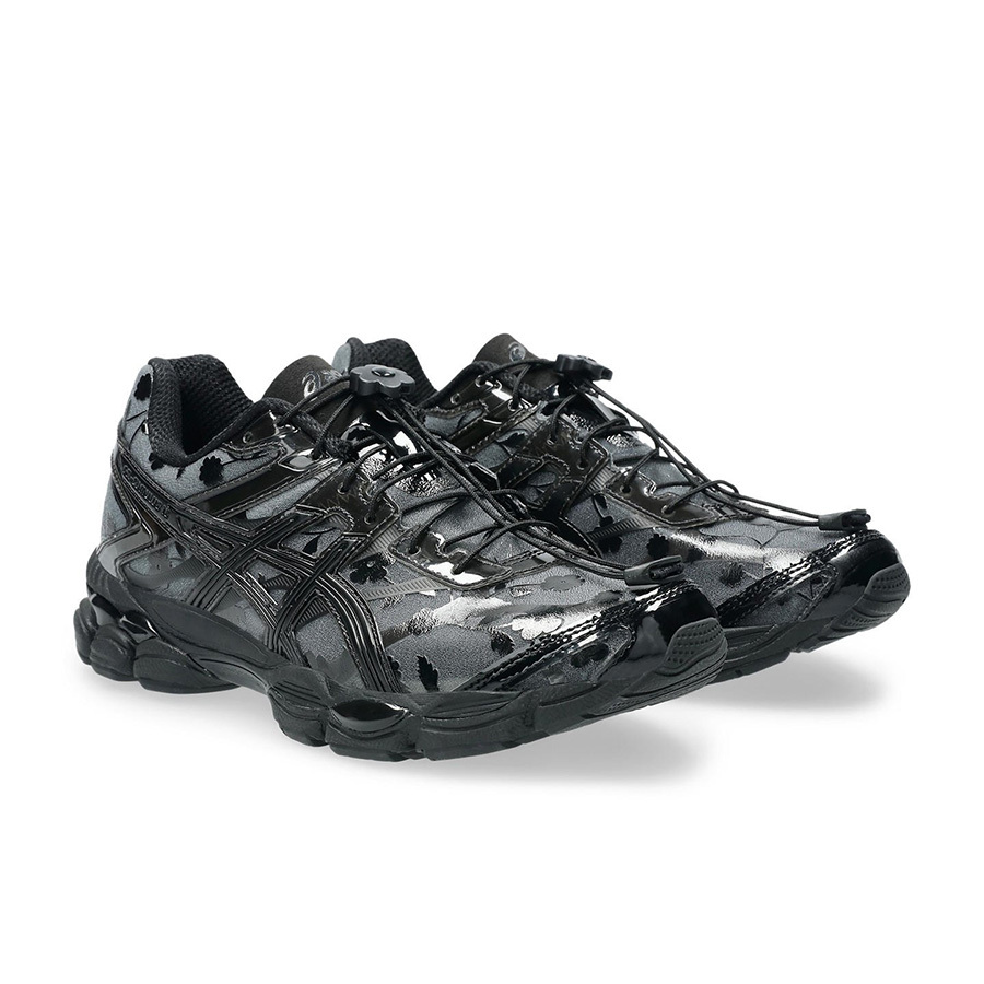 Cecilie Bahnsen x ASICS Gel-Cumulus 16 Black 黑色小花 運動鞋 1203A762-001