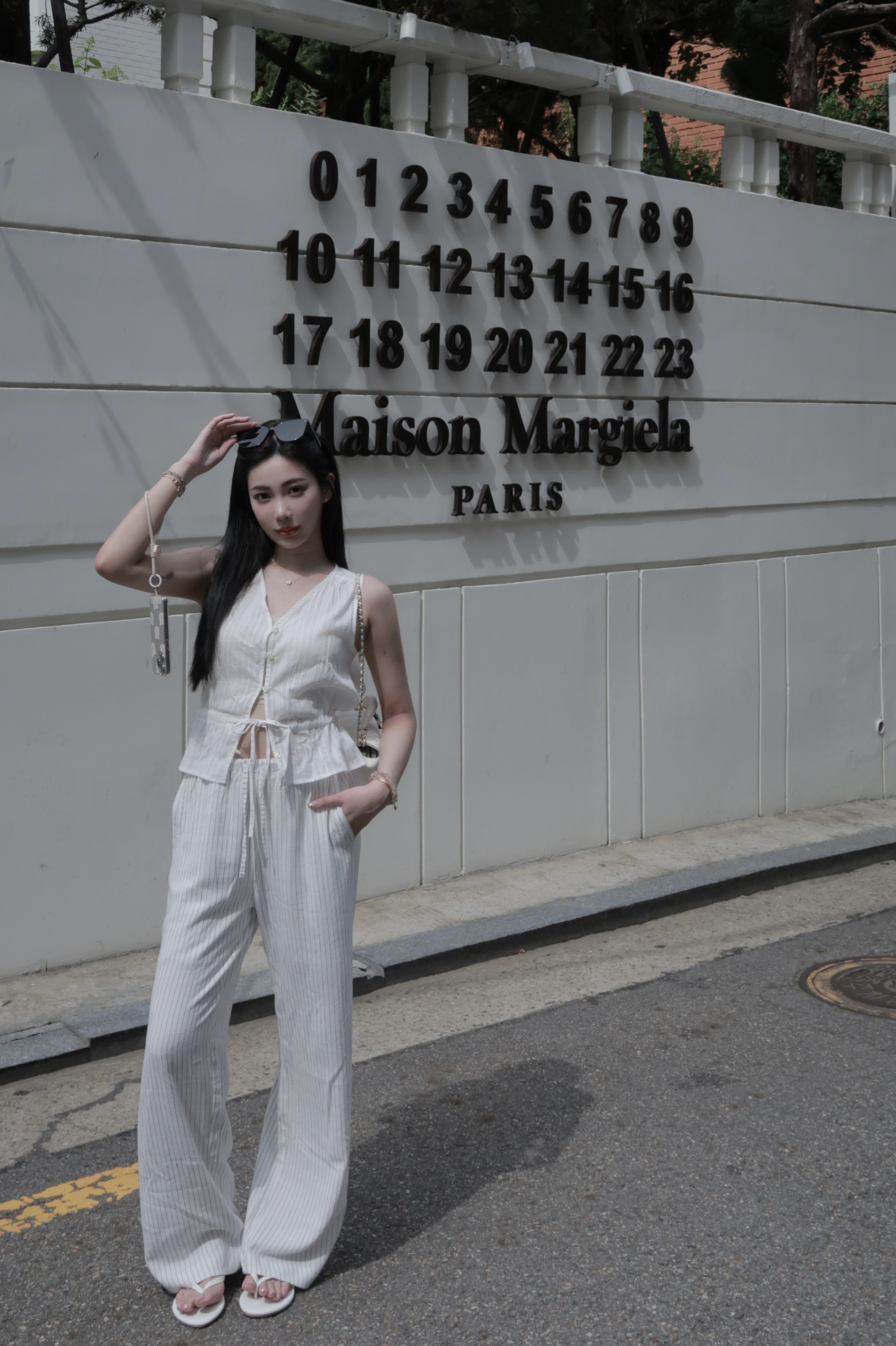 韓國選品🇰🇷慵懶午後🥨棉麻直條長褲