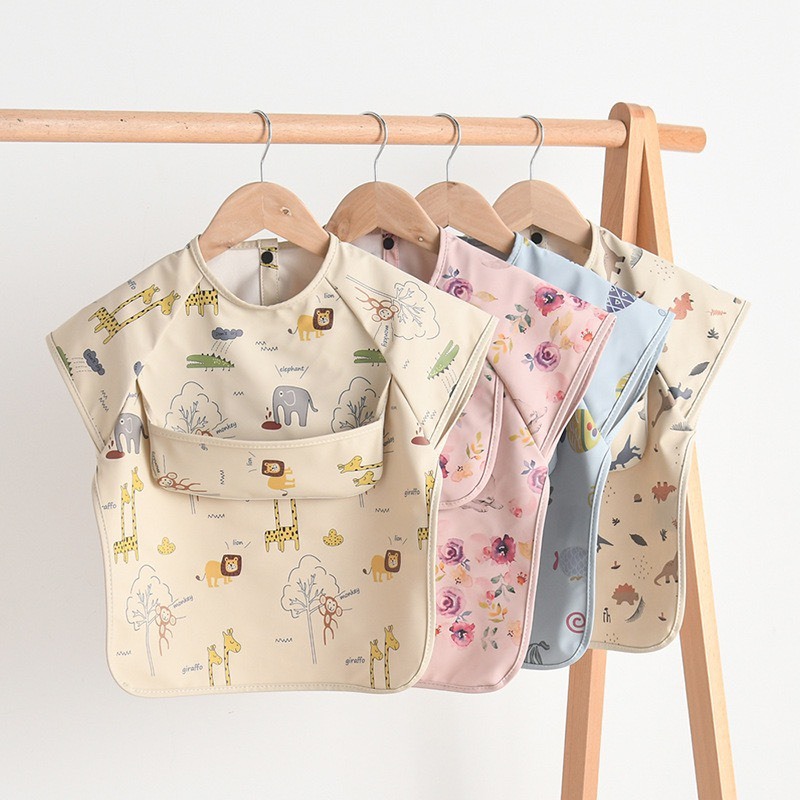 韓版無袖防水圍兜