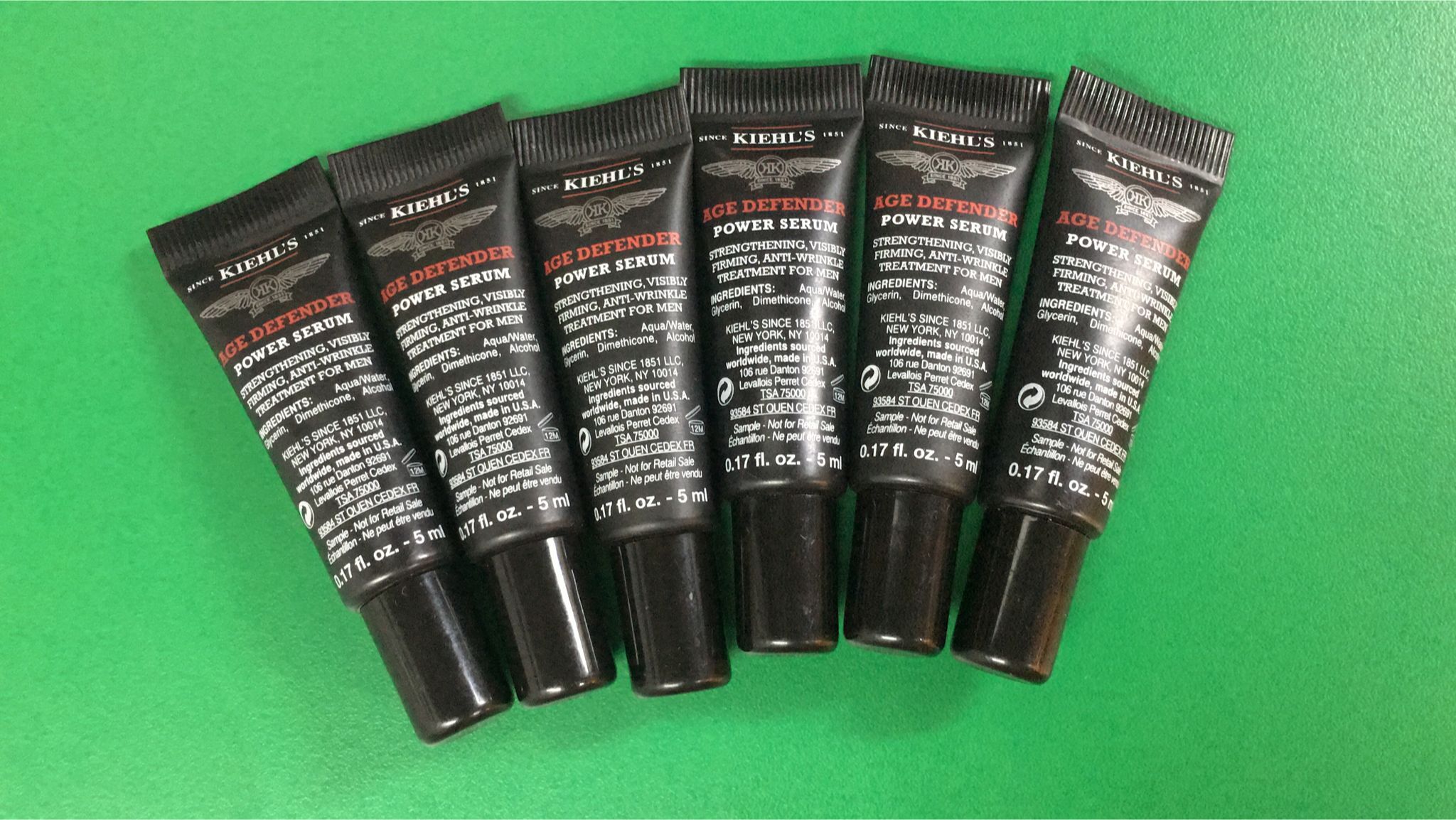 Kiehl's Power serum 5ml 男士緊緻抗皺精華 / 一套6支 / EXP :2027年 （此為清貨價貨品不設退換）(AT6 924)