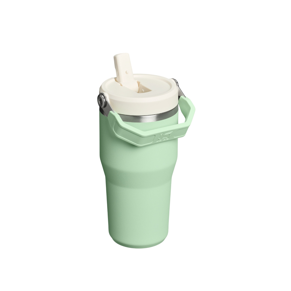STANLEY 經典系列 IceFlow 手提吸管杯2.0 0.59L / 開心果綠