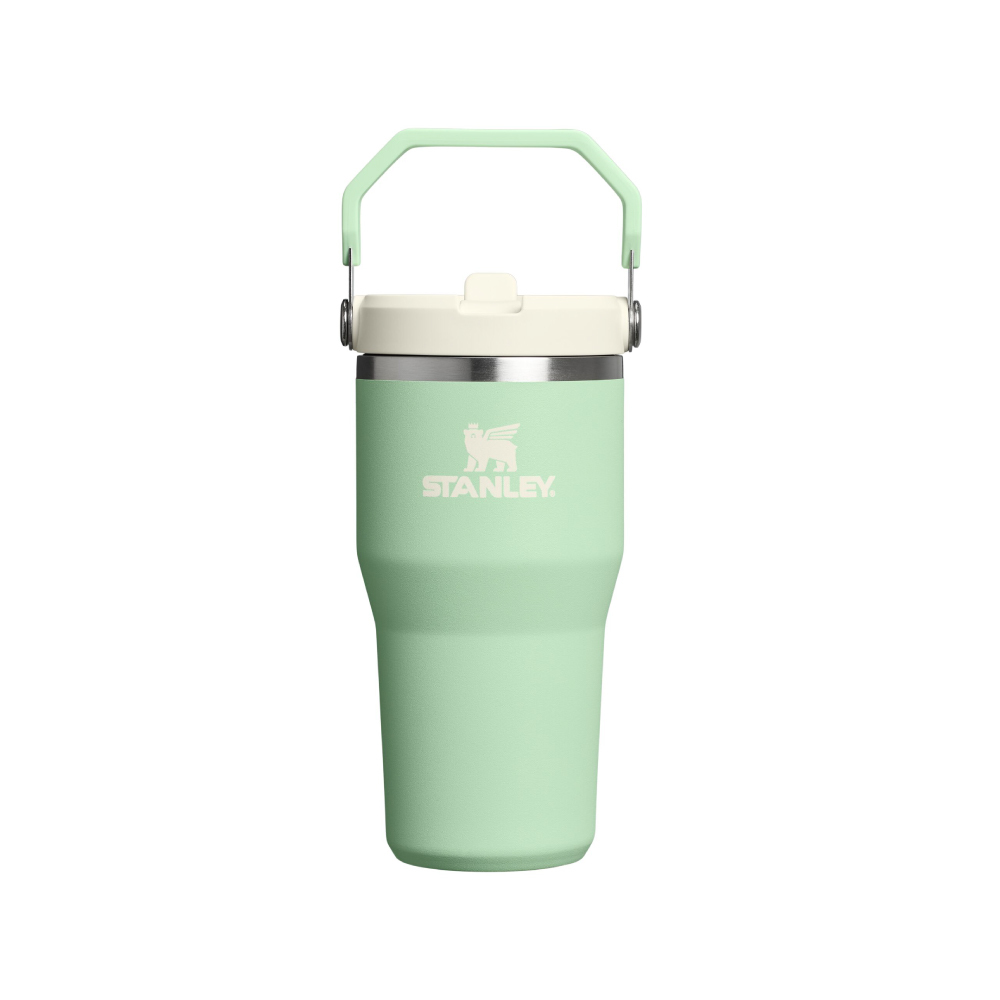 STANLEY 經典系列 IceFlow 手提吸管杯2.0 0.59L / 開心果綠
