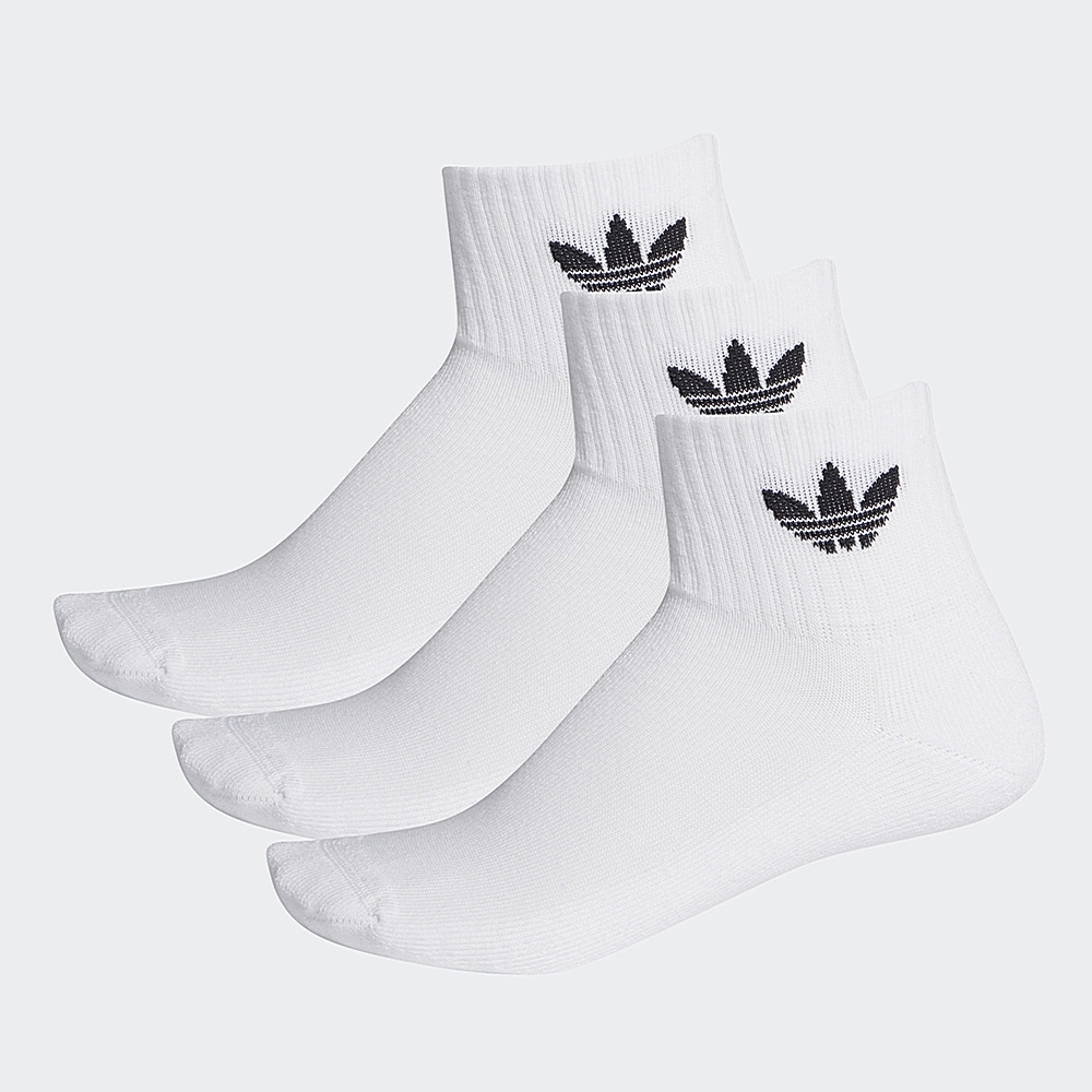 Adidas MID ANKLE SCK 中筒襪三入 白色 FT8529
