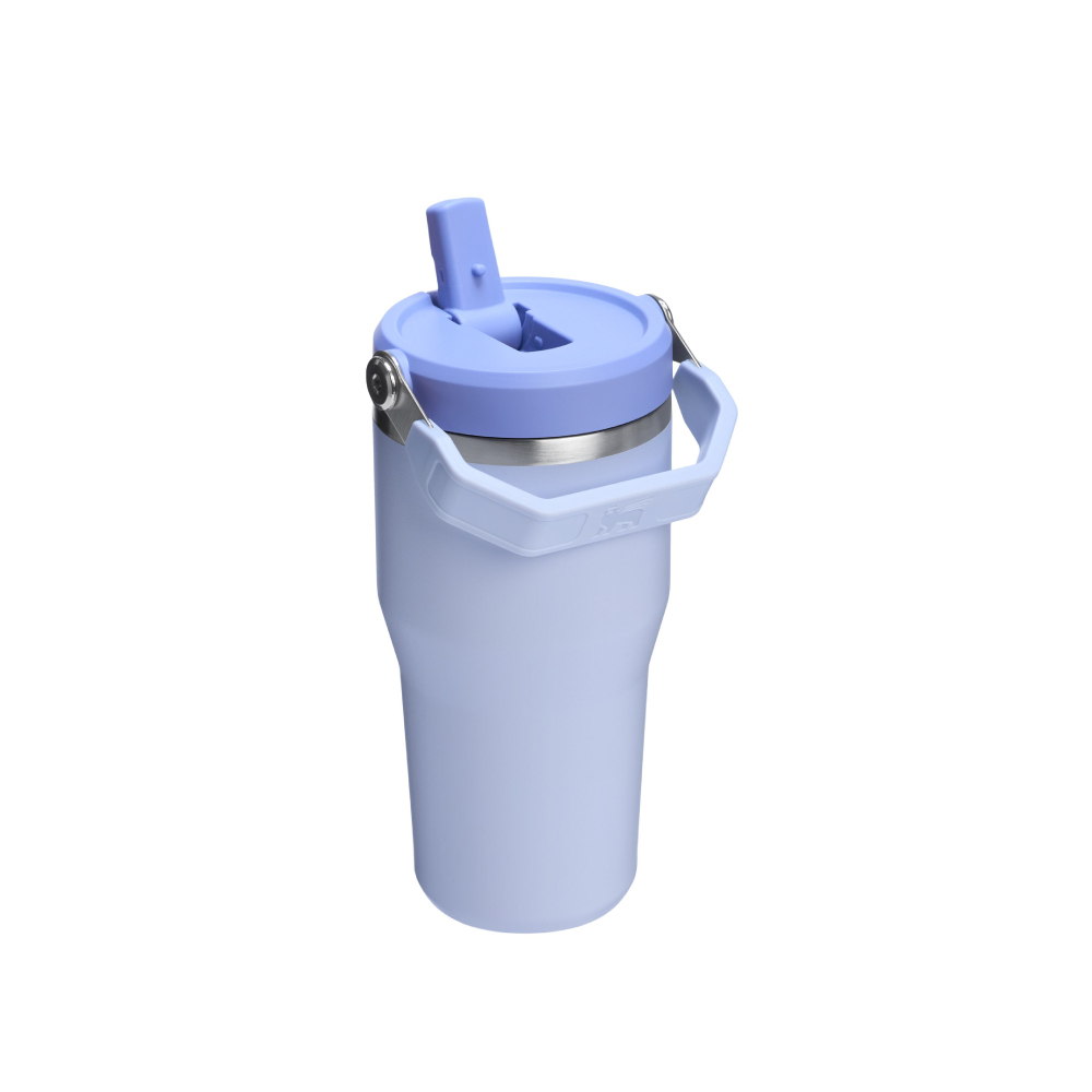 STANLEY 經典系列 IceFlow 手提吸管杯2.0 0.59L / 清晨藍