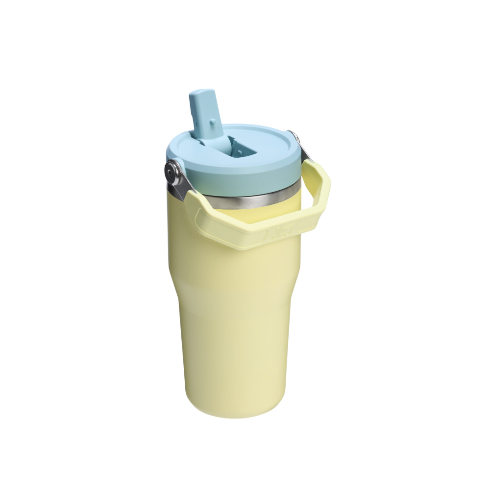 STANLEY 經典系列 IceFlow 手提吸管杯2.0 0.59L / 萊姆黃