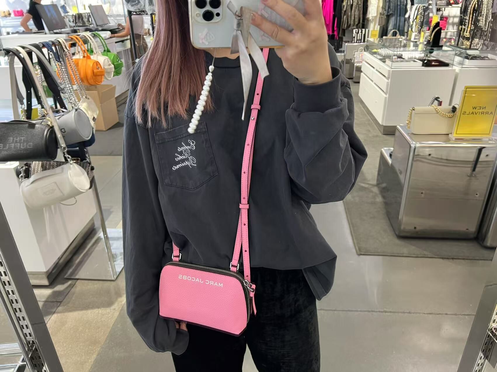 【直播】Marc Jacobs LL070222 斜咩袋(粉紅色)