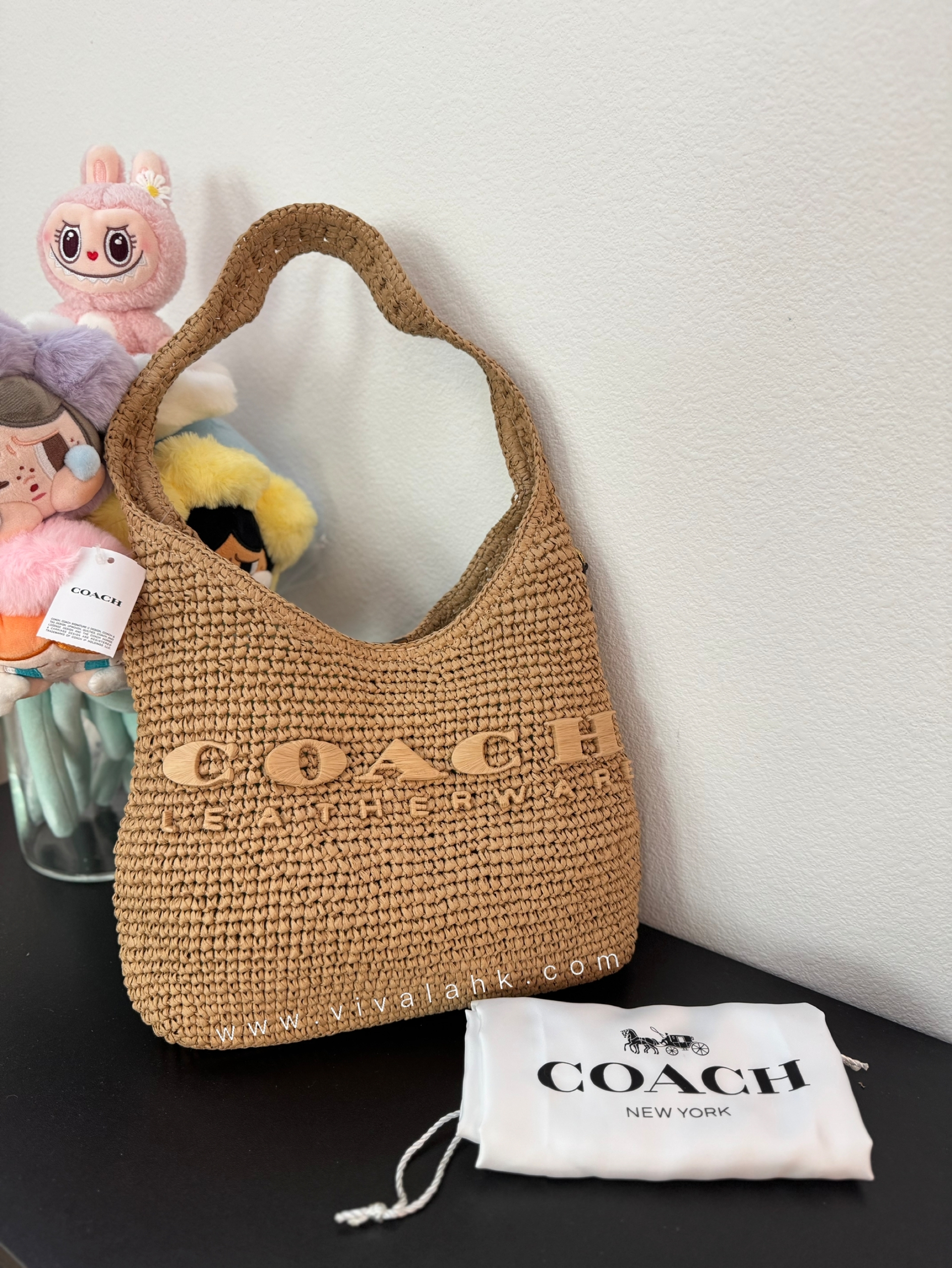 Coach - Brooklyn Shoulder Bag 28 (草編) (CAL97)