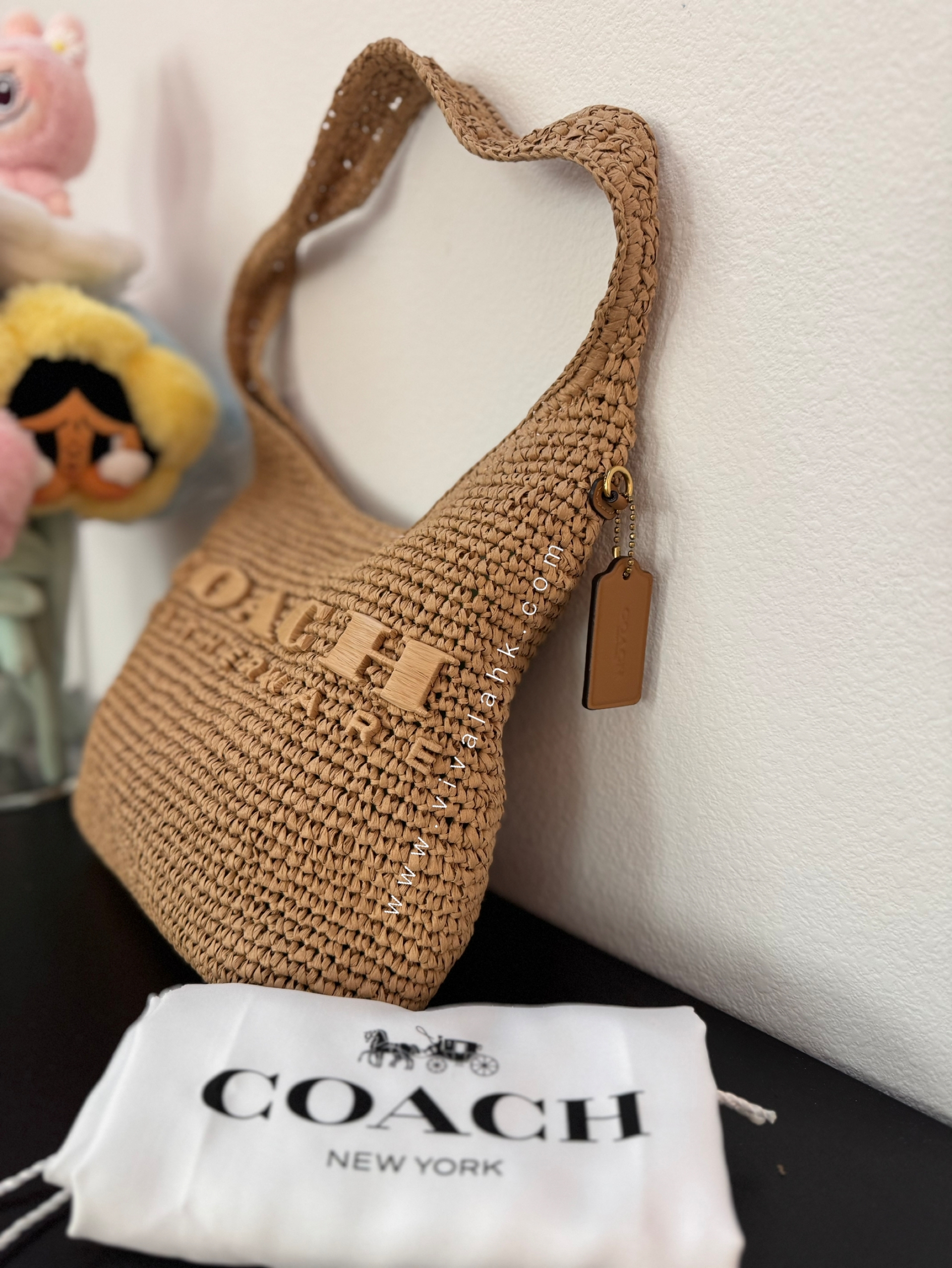 Coach - Brooklyn Shoulder Bag 28 (草編) (CAL97)