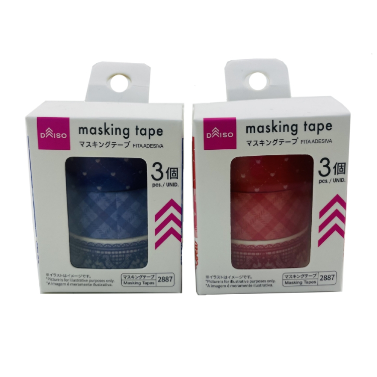 推活應援紙膠帶/藍、紅 3入