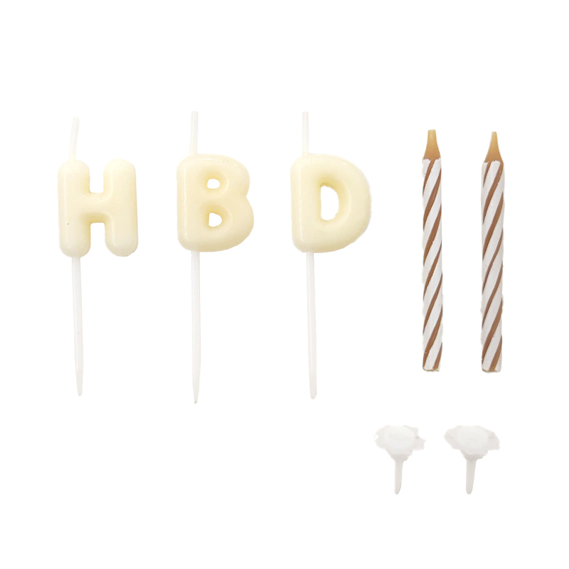 生日蠟燭/組合 H、B、D 5入