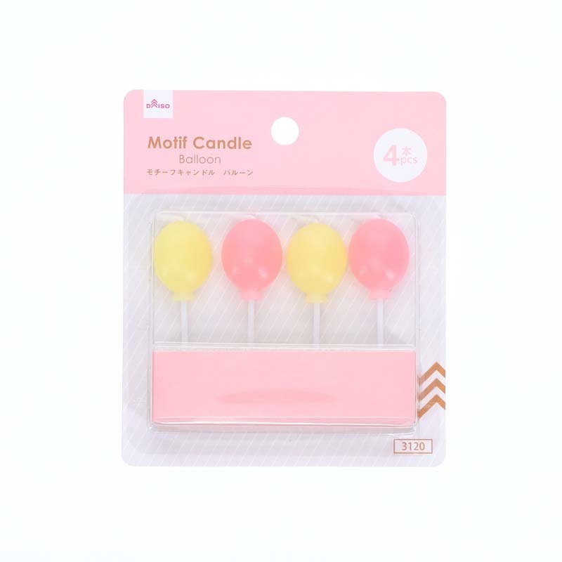 蠟燭/氣球 4入