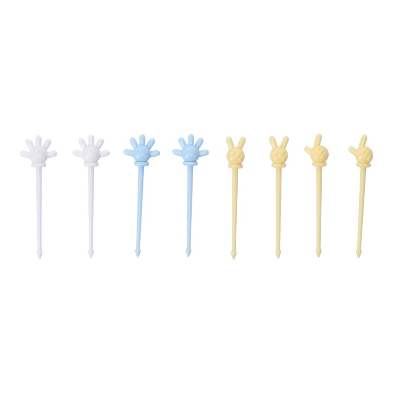 便當裝飾叉/手 8入