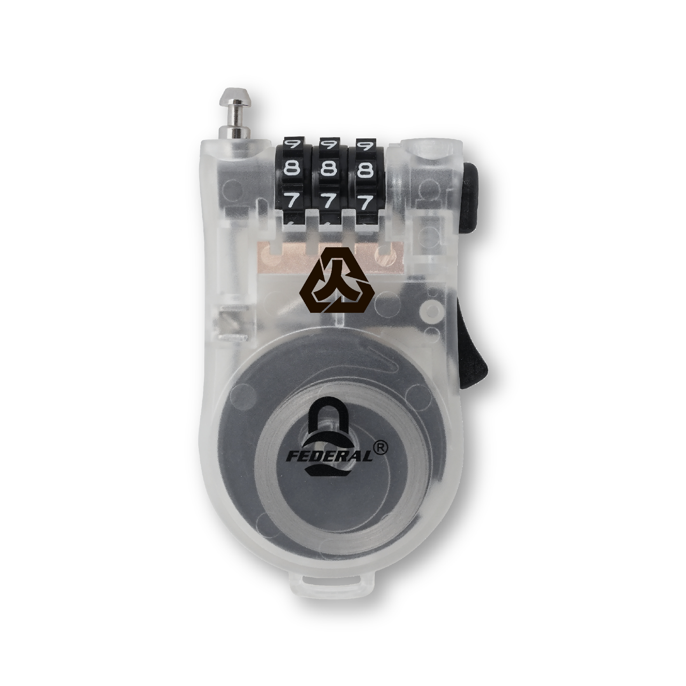 浪人祭 X FEDERAL LOCK - 353 多功能萬用鋼繩密碼鎖（雲霧透）