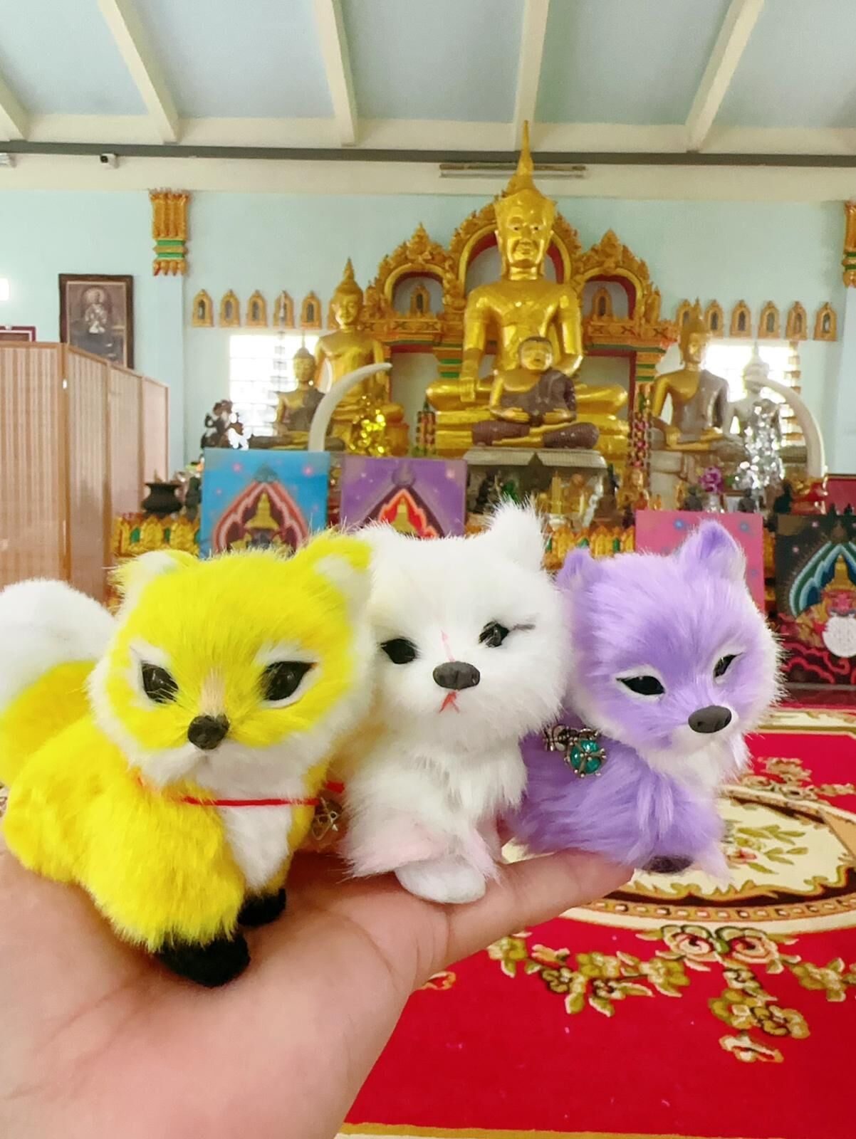 阿贊力礦師傅  供請狐仙寶寶  紫色