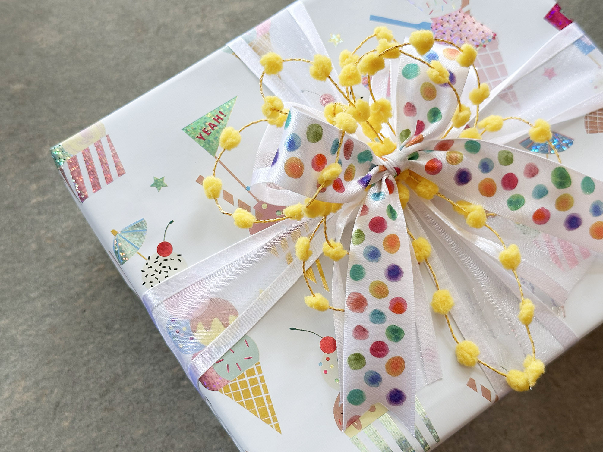 閃閃歡呼聖代甜點/彩色金箔/歐洲進口包裝紙