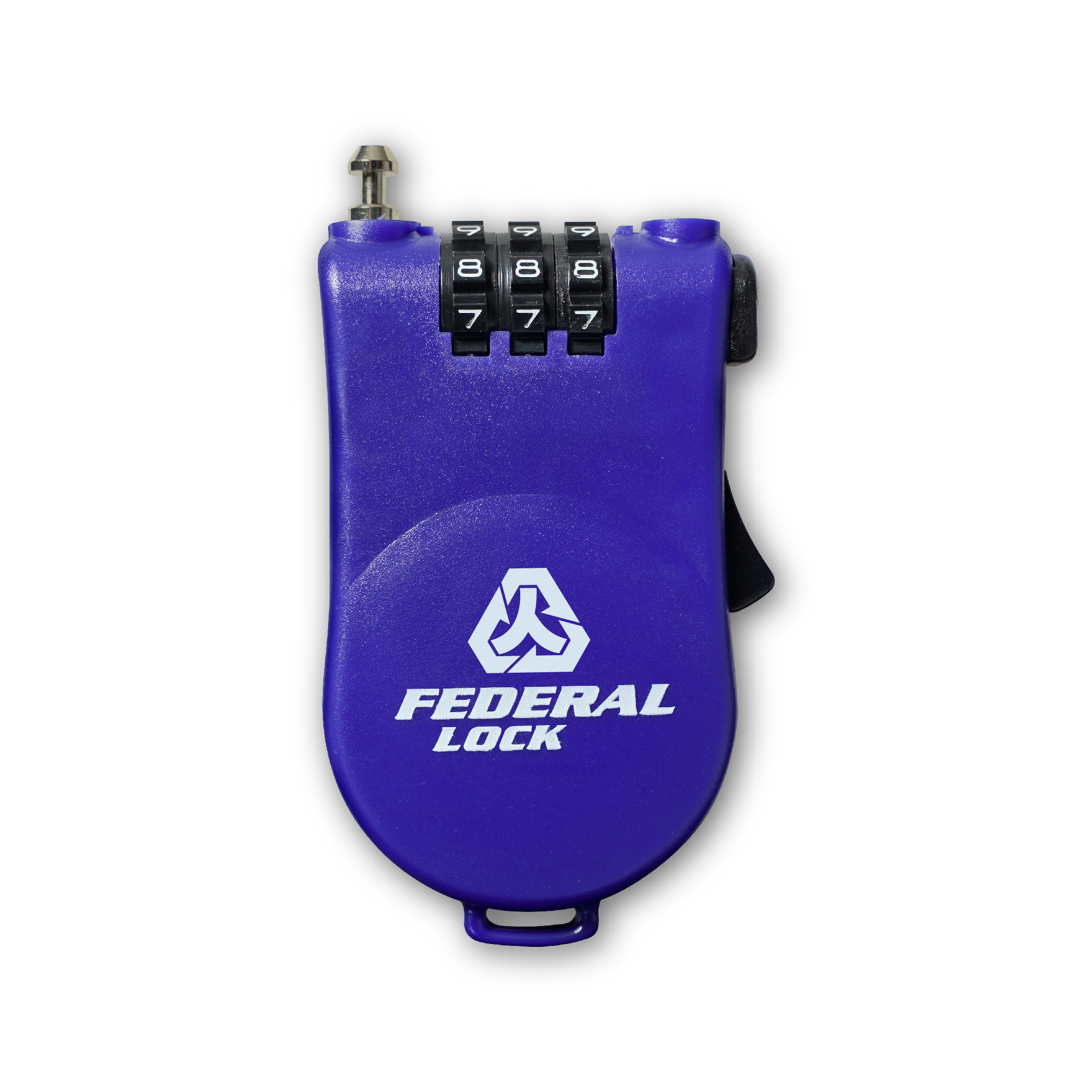 浪人祭 X FEDERAL LOCK - 353 多功能萬用鋼繩密碼鎖（海軍藍）