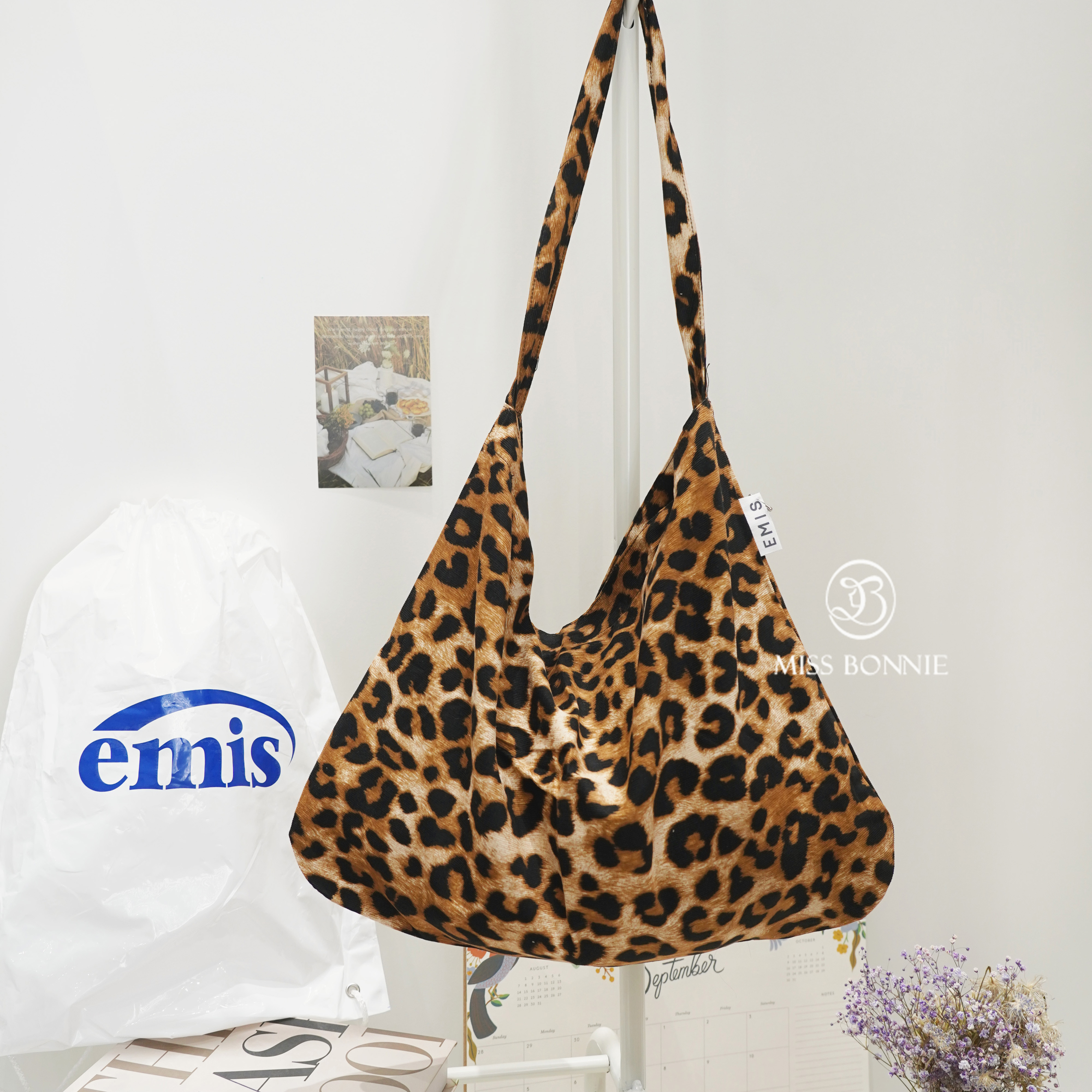 Emis大豹紋托特包(共2色)