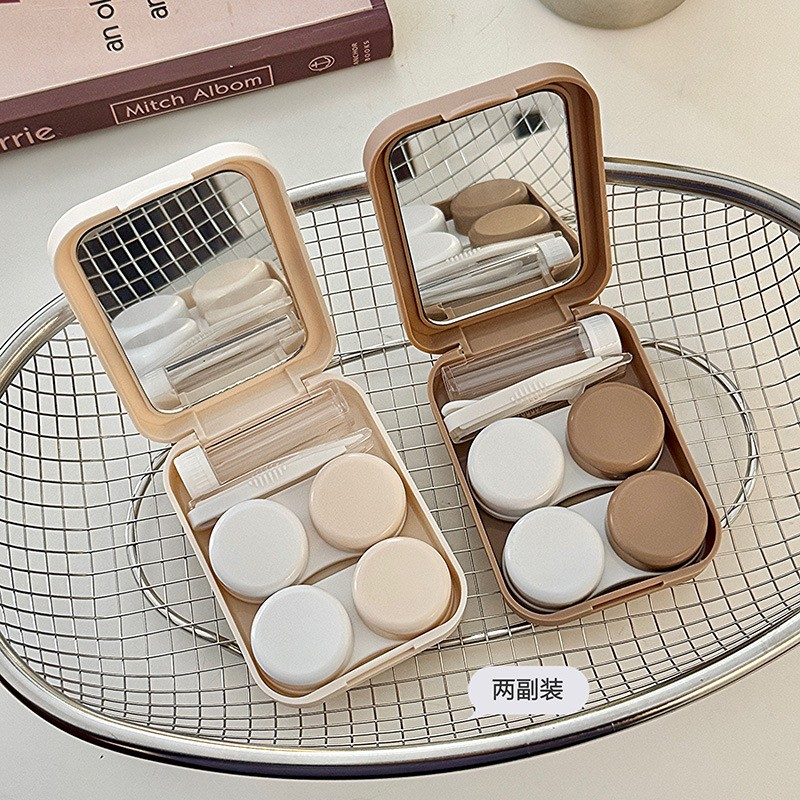 Korean-Style Chef Bear Contact Lens Case