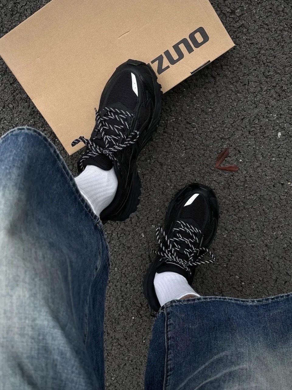 MIZUNO FIYI TL V2 全黑 黑武士 復古 男女鞋 D1GH251907 / 預購