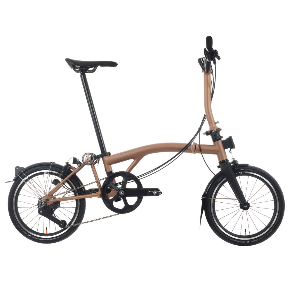 Brompton T Line Explore 12速摺車 - Ceratech Bronze