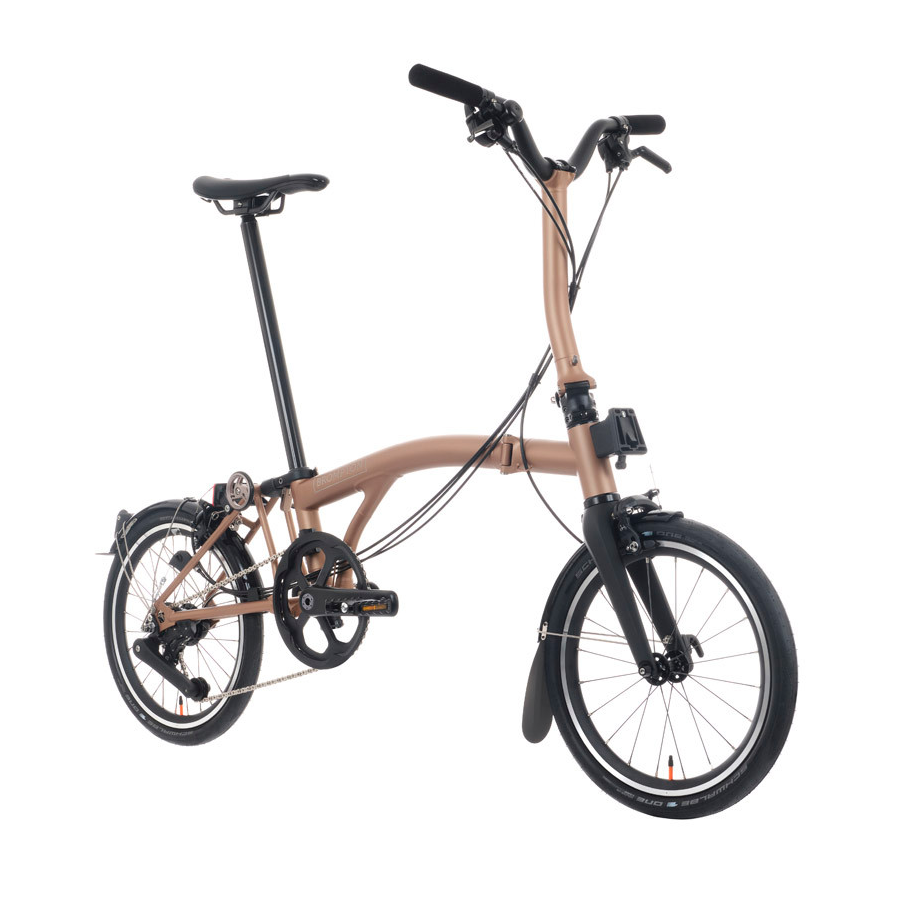 Brompton T Line Explore 12速摺車 - Ceratech Bronze