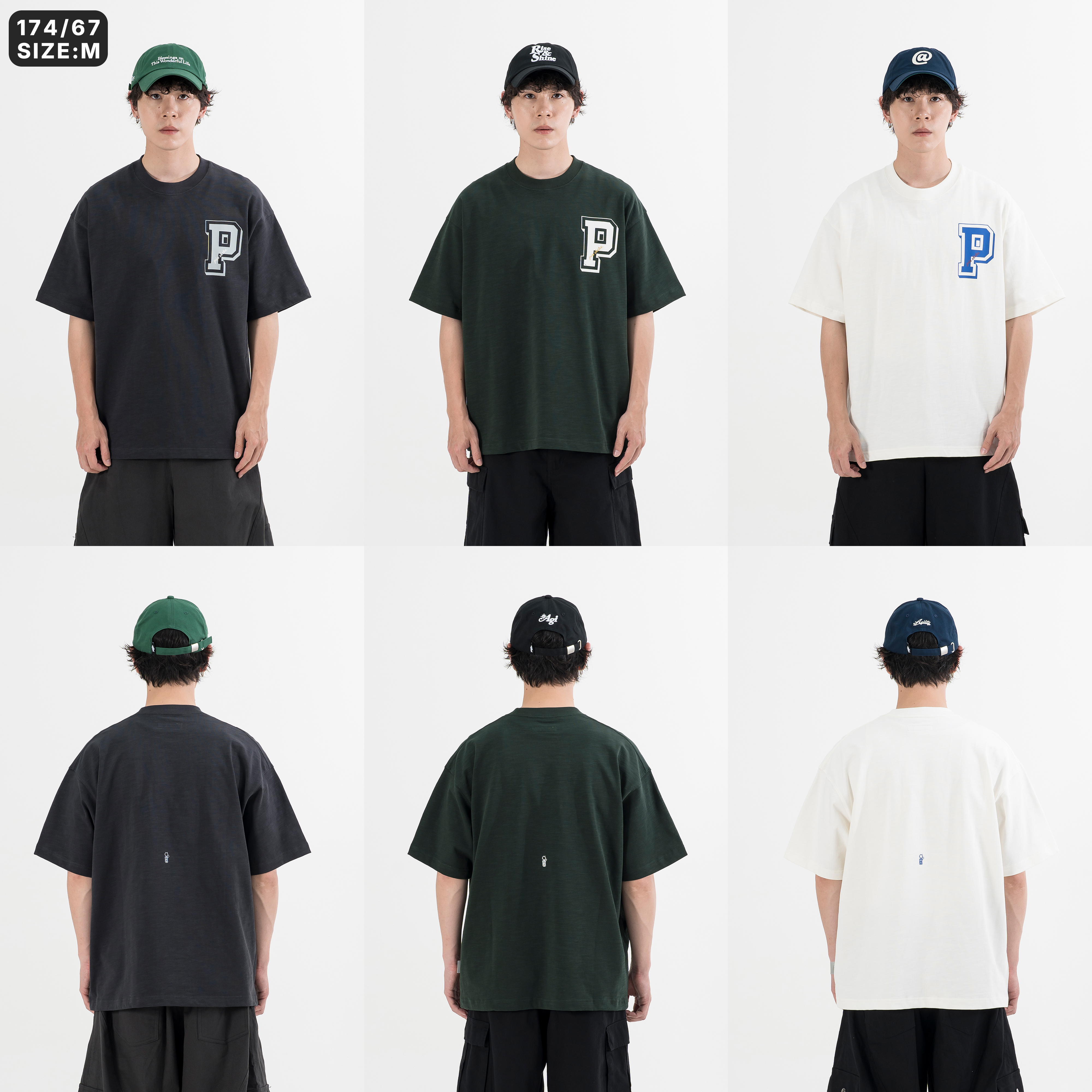 AGILITY x PIN SKTBS Slub Tee / The "P" 竹節棉 短Tee [AP1]