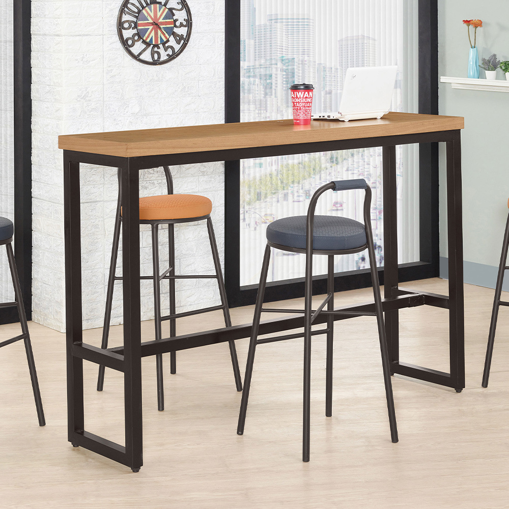 歐尼德5尺工業風吧台桌/吧檯桌/高腳長桌/休閒桌/洽談桌