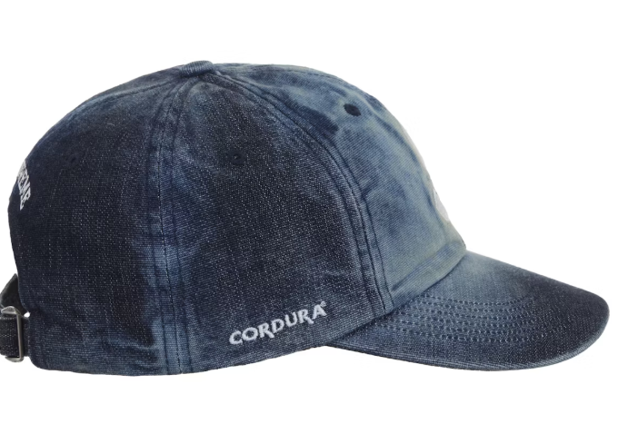 [現貨] Supreme SS25 DENIM S LOGO 6 PANEL CAP| Dirty Wash / Black / Brown