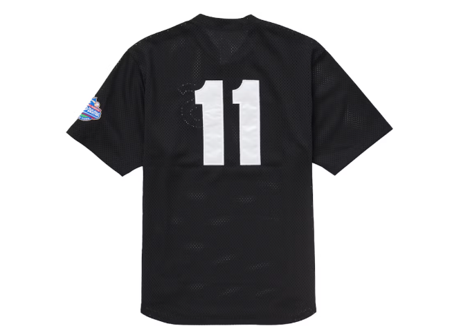 [現貨] Supreme SS25 S LOGO BASEBALL HENLEY| Black