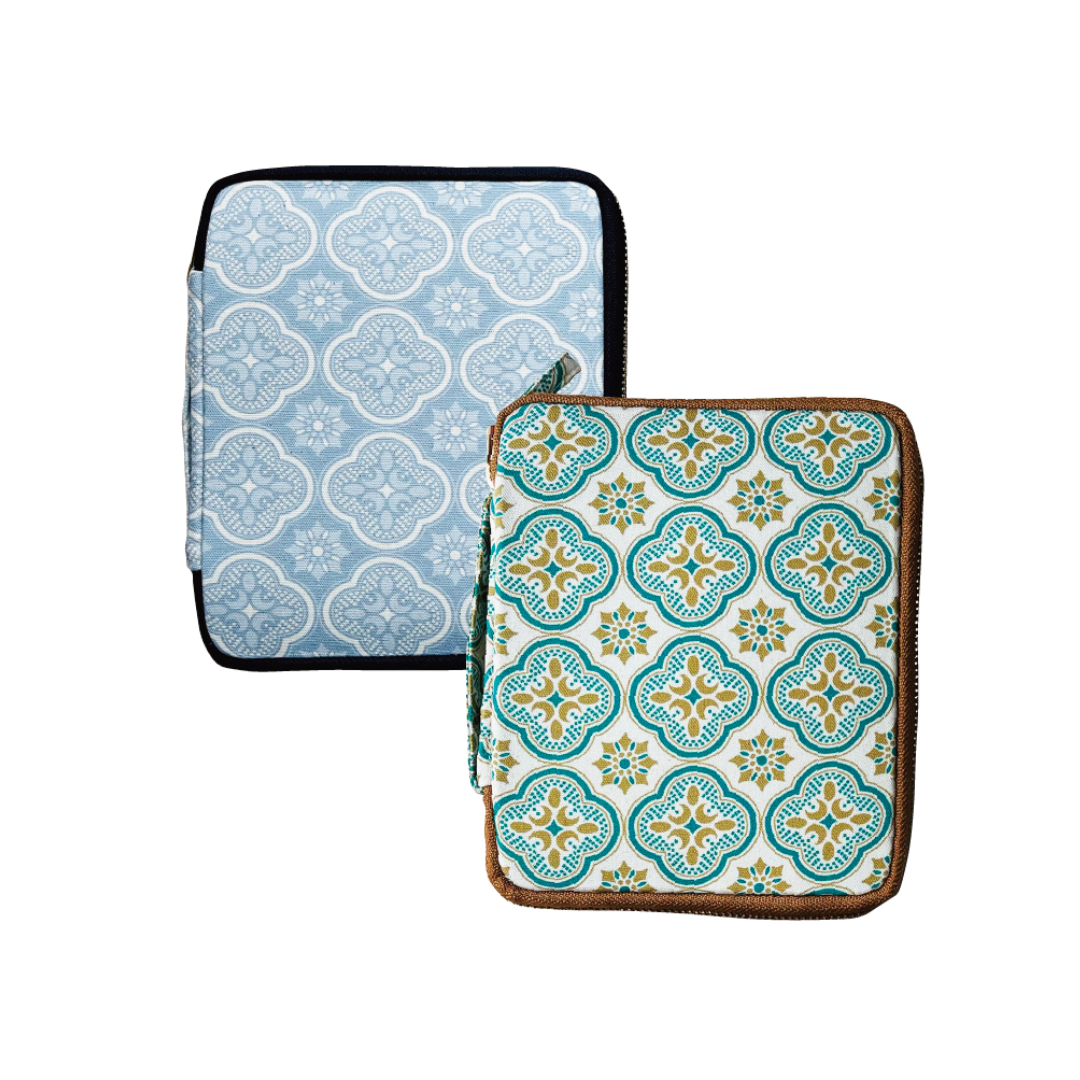 Kyokuhaku 10入手提鋼筆袋-海棠窗花