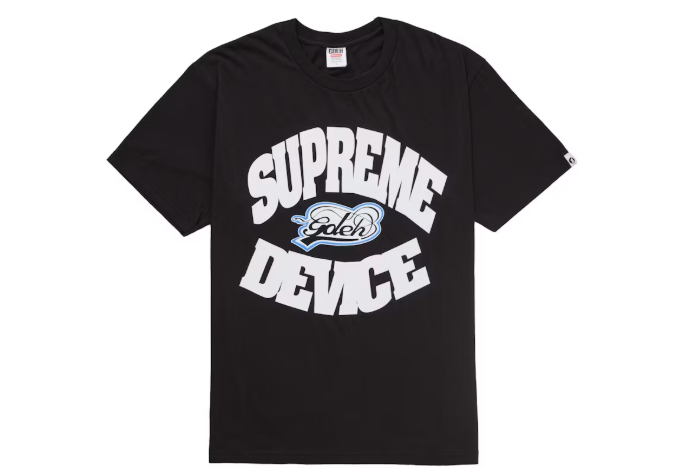 [現貨] SUPREME SS25 GOODENOUGH DEVICE TEE| White / Black / Navy