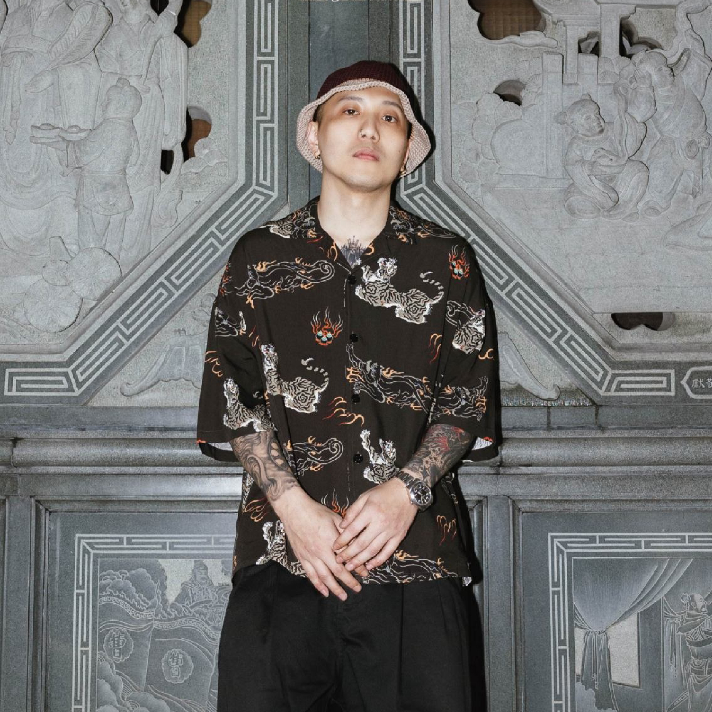 WODEN® Tiger Allover Shirt 老虎滿版短袖襯衫