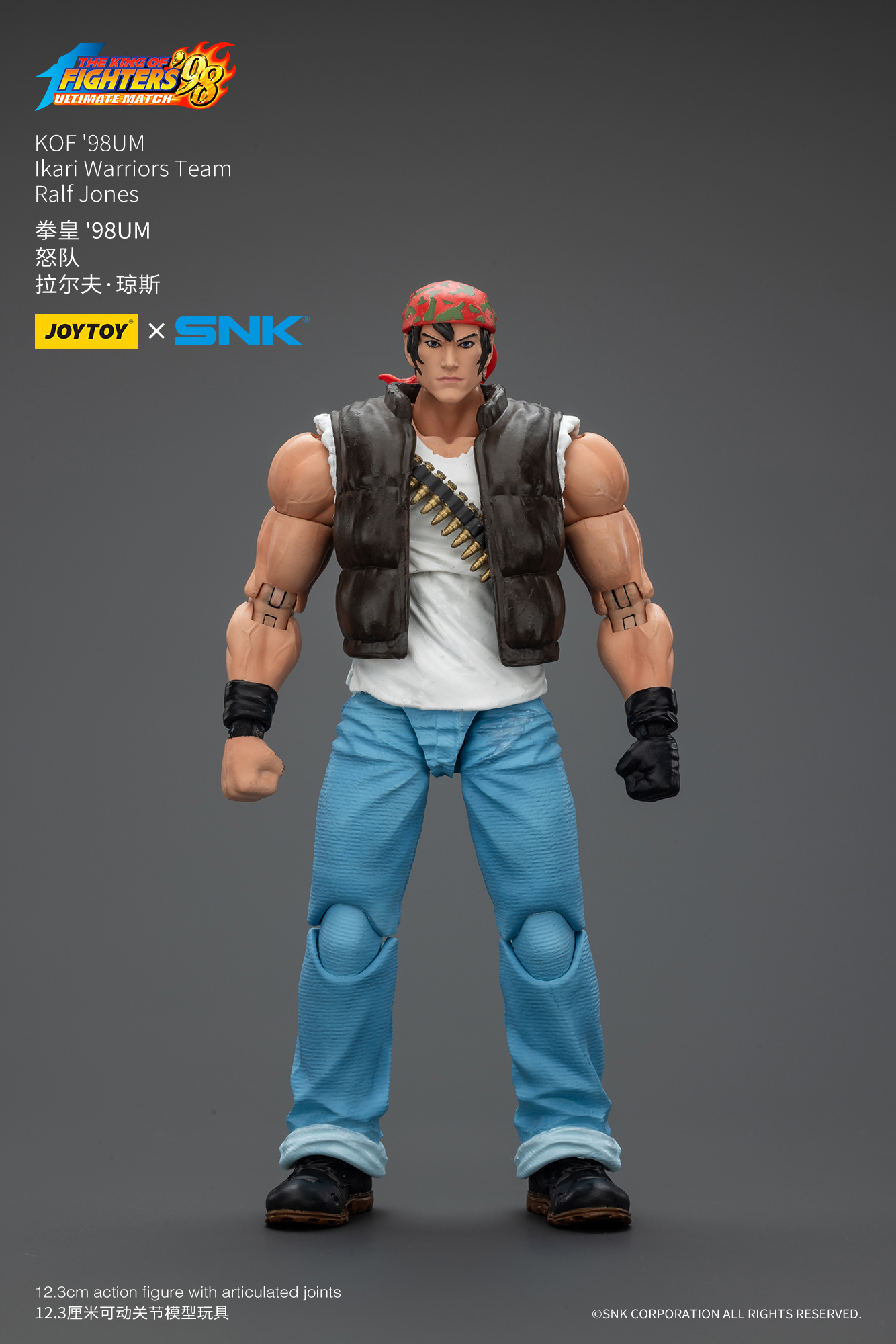 暗源 JT01710 1/18 SNK 拳皇 KOF 98UM 怒隊 拉爾夫 瓊斯