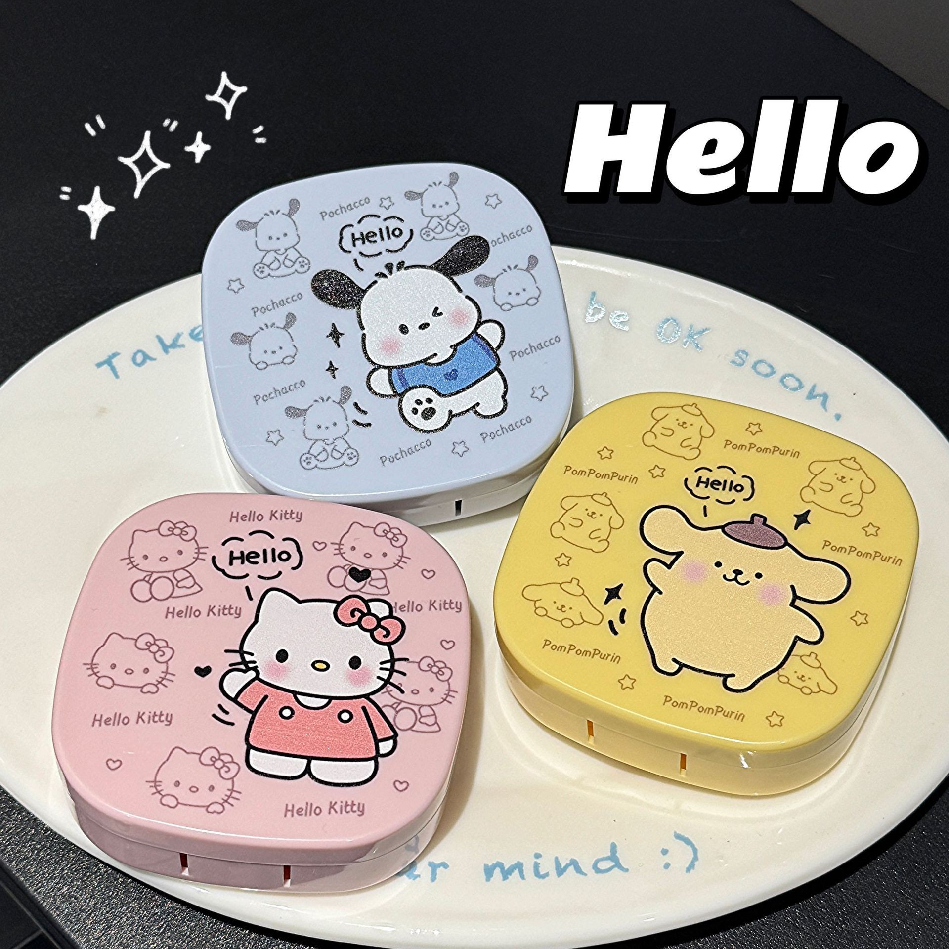Cute Cartoon Contact Lens Case
